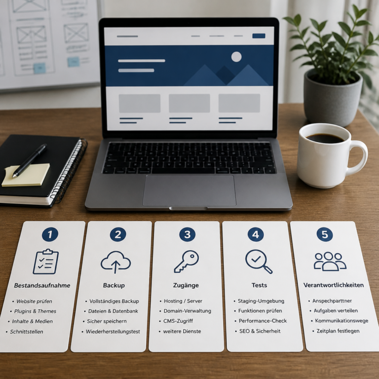 Schritt-fu00fcr-Schritt-Plan fu00fcr den Wechsel einer WordPress-Agentur