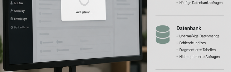 Analyse eines extrem langsamen WordPress Backends mit Hinweisen auf Plugins, Datenbank und Server