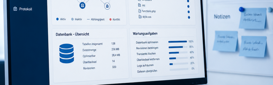 Übersicht zur systematischen Bereinigung technischer Schulden in einer WordPress-Website