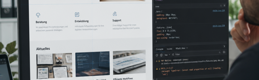 Analyse eines fehlerhaften WordPress Themes nach einem Update