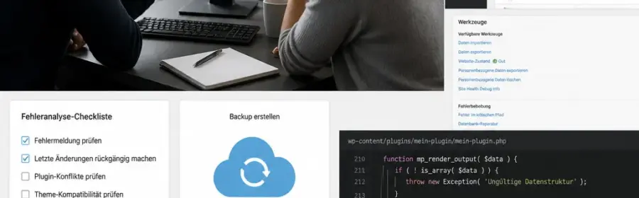 Gemeinsame Planung und Analyse einer externen WordPress-Entwicklerunterstützung