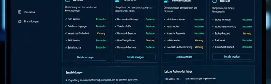 WordPress-Sicherheitsanalyse zur Entfernung von Malware nach einem Hack