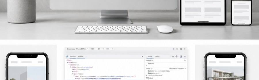 Analyse und Behebung einer fehlerhaften mobilen WordPress-Darstellung auf mehreren Geräten