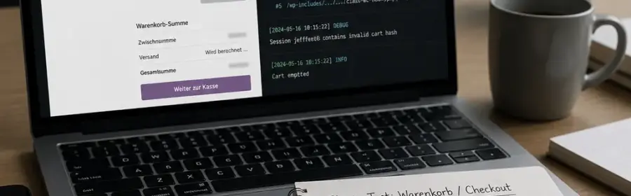Analyse eines Plugin-Konflikts zwischen WordPress und WooCommerce am Checkout