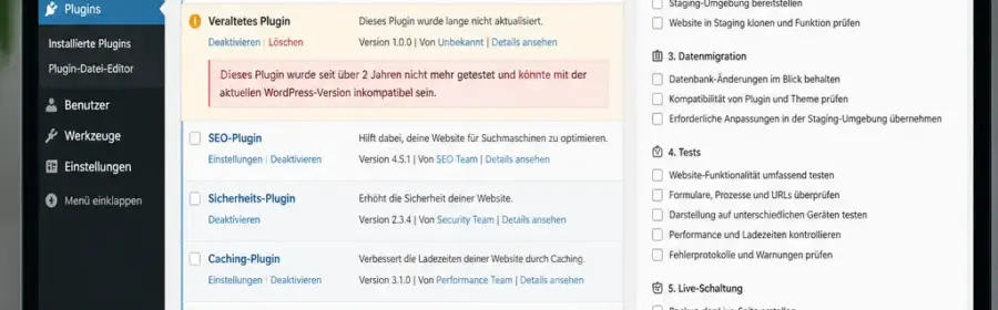 Checkliste zum sicheren Ersetzen eines veralteten WordPress-Plugins