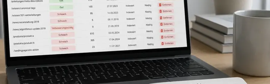 Planung einer strukturierten WordPress-Content-Pruning-Analyse