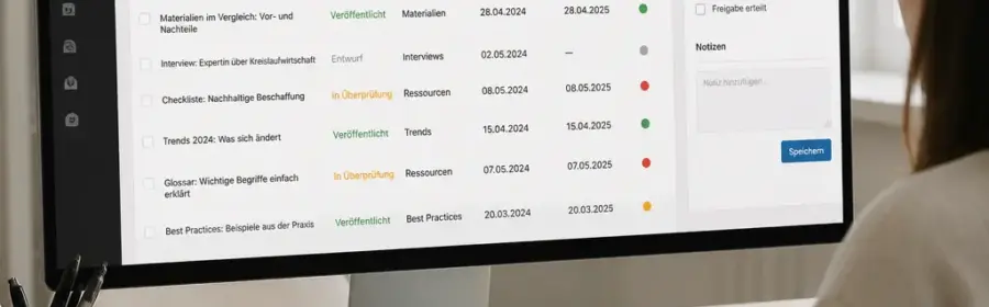 Redaktionelle Übersicht zur Prüfung veralteter WordPress-Beiträge